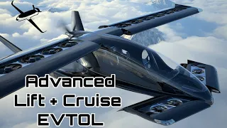 Lift + Cruise EVTOL : The easiest long range EVTOL to design