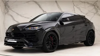 2019 Lamborghini Urus NERO Design - Nero Helene - Walkaround & Interior - Romans International