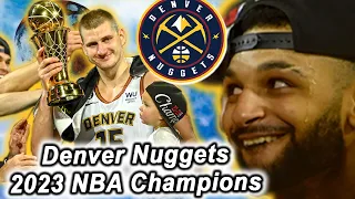 Denver Nuggets 2023 NBA Champions, Basketball Edit, Words, and Queen We Are The Champions