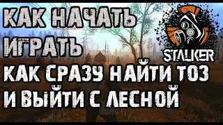 STALKER ONLINE | КАК НАЧАТЬ ИГРАТЬ! КАК СРАЗУ НАЙТИ ТОЗ И ВЫЙТИ С ЛЕСНОЙ!