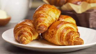 Crispy & Fluffy Croissants Out of Store-Bought Puff Pastry in 30 Minutes. Recipe by Always Yummy!