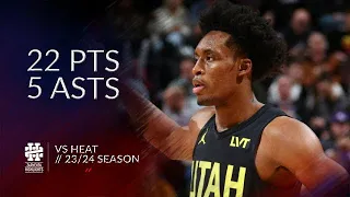 Collin Sexton 22 pts 5 asts vs Heat 23/24 season