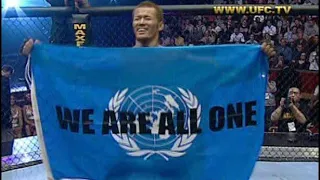 Genki Sudo UFC 38 - Baits with Kimura into Lightening Fast Rear Naked Choke