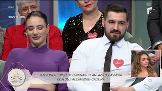 Cursa de eliminare, motiv real de îngrijorare pentru Alexandru și Cristina