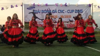 Vũ điệu Flamenco do Dancing club SEVT thể hiện