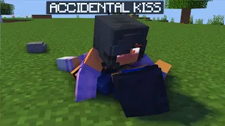 EIN KISSED APHMAU ACCIDENTALLY 😱  ZANE KISS APHMAU - Minecraft Animation