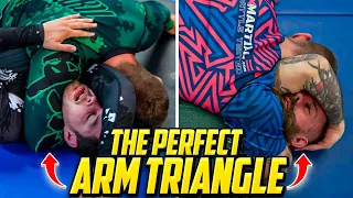 How To Do The PERFECT Arm Triangle... It's All In The Bite | BJJ Technique