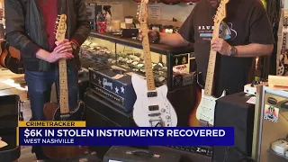 $6,000 in stolen instruments recovered