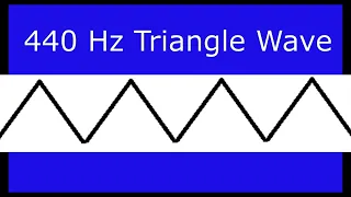 440 Hz Triangle wave tone generator