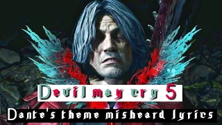 " Misheard lyrics " Subhuman - Devil May Cry 5.