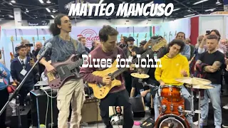 Matteo Mancuso plays Blues for John at NAMM Day Three 01-27-24