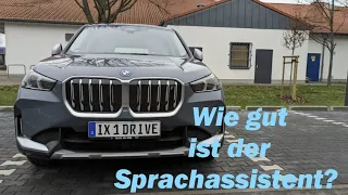 BMW iX1 - Sprachassistent im Check