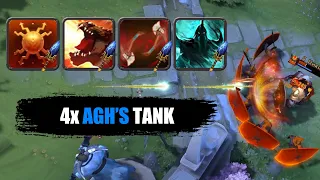 4 Aghanim's upgrade = ALL TANK