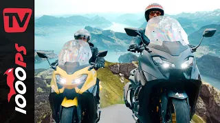 Mit Yamaha TMAX Tech MAX auf Sightseeing-Tour in Luzern | Kapellbrücke, Pilatus, Löwendenkmal & mehr