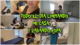 ✅LIMPIANDO TODO EL DÍA MI CASA/ LAVANDO ROPA/ MOTÍVATE A LIMPIAR CONMIGO ✅