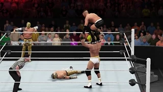 WWE 2K16 gameplay: Lucha Dragons vs. Tyson Kidd & Cesaro