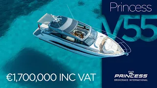 2020 Princess V55 'PB2108' | V-Hull Luxury Motor Yacht | For Sale in Cala d'Or, Mallorca