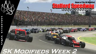 IRacing: Stafford Motor Speedway Weekly Series | SK Modifieds | Week 2 2024 | Sizzler Weekend