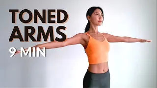 슬림한 일자 팔뚝 만들기🔥팔뚝살빼는 운동 | 9Mins Toned Arms Workout
