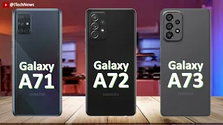 من الافضل؟ Samsung Galaxy A73 5G vs Samsung Galaxy A72 vs Samsung Galaxy A71 مقارنة