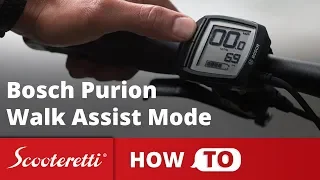 Bosch Purion Walk Assist - How To Use Walk Mode