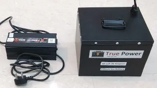 Powerful 60 volt 26 ah Lithium ion battery for electric bike