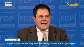 Patrick Döring (FDP) zum Wahlausgang in Niedersachsen - VOR ORT vom 20.01.2013
