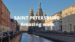 Saint Petersburg | Amazing walk | Russia, 4k UHD