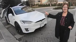 Grandparents React to Tesla Model X