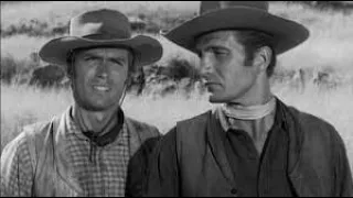 Rawhide Theme Song.. Frankie Laine (1958) - Clint Eastwood, Eric Fleming, Paul Brinegar, Sheb Wooley