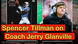 Oilers RB Spencer Tillman's funny JERRY GLANVILLE story & JOE MONTANA Brilliance