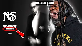 LIL WAYNE IS REALLY GOD TIER! | Nas - Never Die (REACTION)