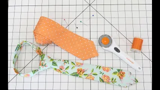 How to Sew a Necktie and a FREE Pattern