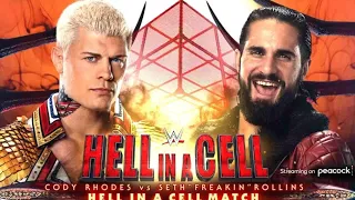 Cody Rhodes vs Seth Rollins Hell in a Cell Highlights