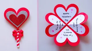 Easy Valentine's day Card | Valentine's Day Card | Handmade card | Paper craft idea