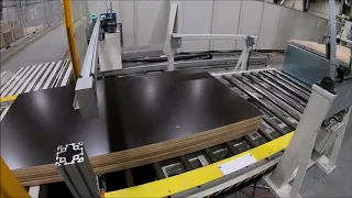 Fully Automated Wood Panel Trolley & CNC Load Align System