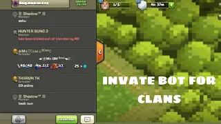 Clash of Clans Invate bot for Clans🤖!!Get More Players Within Minutes🔥🔥