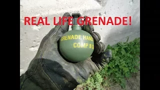 Canadian Army Grenade explosion