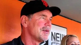 Bruce Bochy on seeing Brian Wilson for the first time in a while