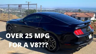 How many MPG does a 2018 FORD MUSTANG GT AVERAGE??  *DAILY DRIVER*