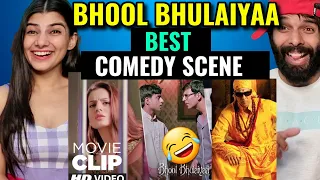 Bhool Bhulaiyaa Best Comedy Scene | Movie Clip | Akshay Kumar, Vidya Balan  Reaction video !!