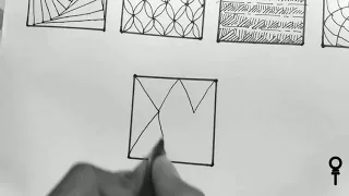 Zentangle Art Patterns for Beginners : Part 1 | Easy Zentangle Patterns for Beginners