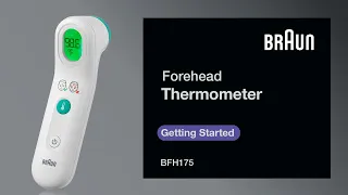 Braun Forehead thermometer BFH175 - Getting Started