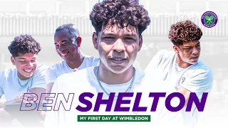 Ben Shelton Visits Wimbledon For The First Time 🌱 😍