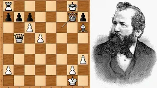 Wilhelm Steinitz vs S Twigg - Dublin (1865)