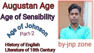 Augustan Age  Age of Sensibility in hindi Part-2 English History of18th Century by RamAwadh jnpzone
