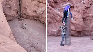 Mysterious Utah Monolith Appears In Remote Utah Desert