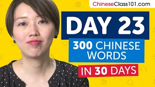 Day 23: 230/300 | Learn 300 Chinese Words in 30 Days Challenge