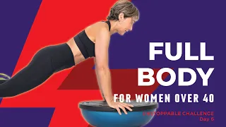 Metabolic Conditioning Workout with BOSU [Optional] & Dumbbells for Women Over 40 - Metcon