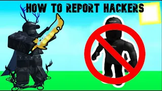 How to Report Exploiters/Hackers in Roblox BedWars
